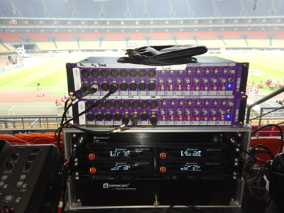 Gabinete de control central de sistema de audio inalámbrico de Relacart HR-31S